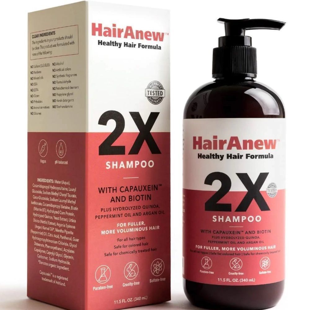 NIB HairAnew 2X Shampoo Healthy Hair Formula